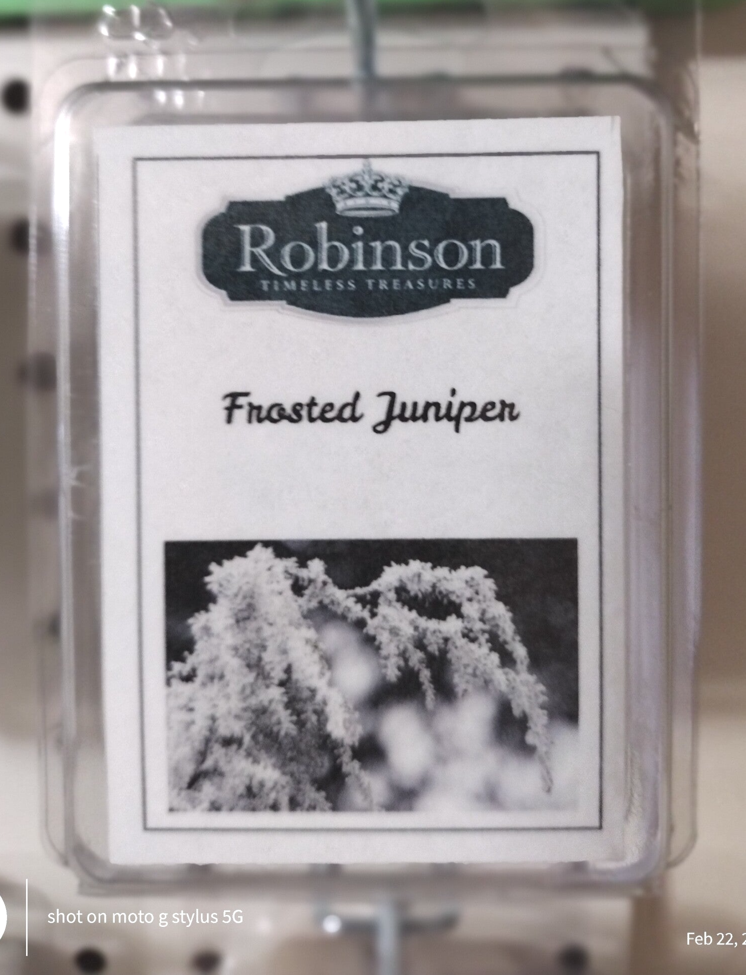 Frosted Juniper Wax Melts – 2.5 oz (White)