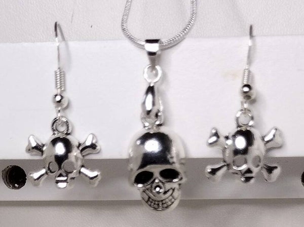 Halloween Skull & Crossbones Jewelry Set 💀☠️