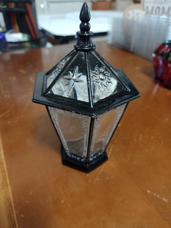 🖤✨ Clear Lantern Trinket Box / Night Light