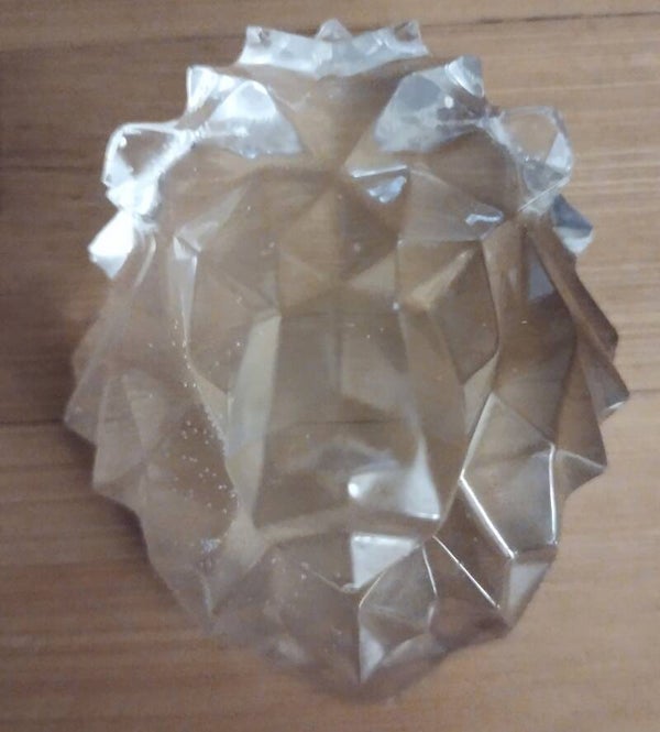 Customizable Lion Face Resin Magnet – Handmade & Regal