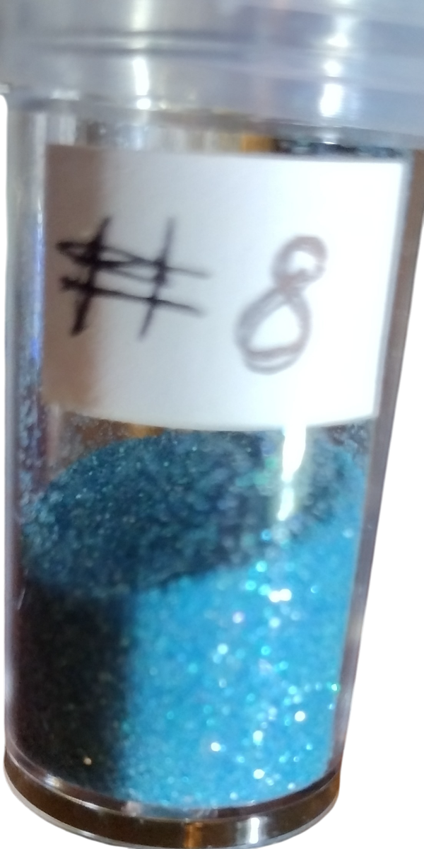 Light blue glitter