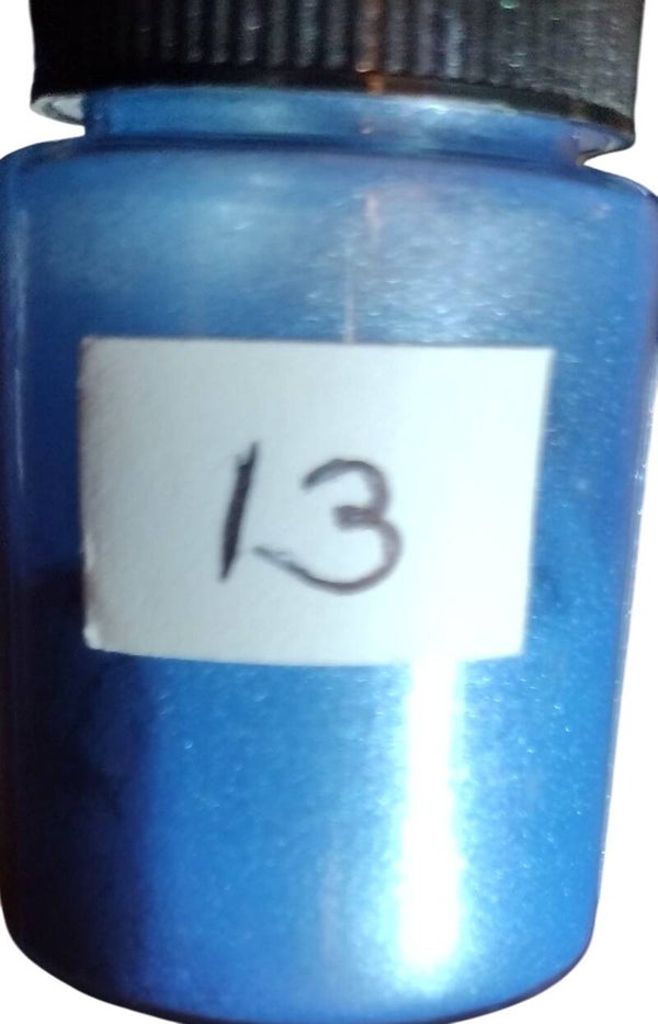 Country blue mica powder