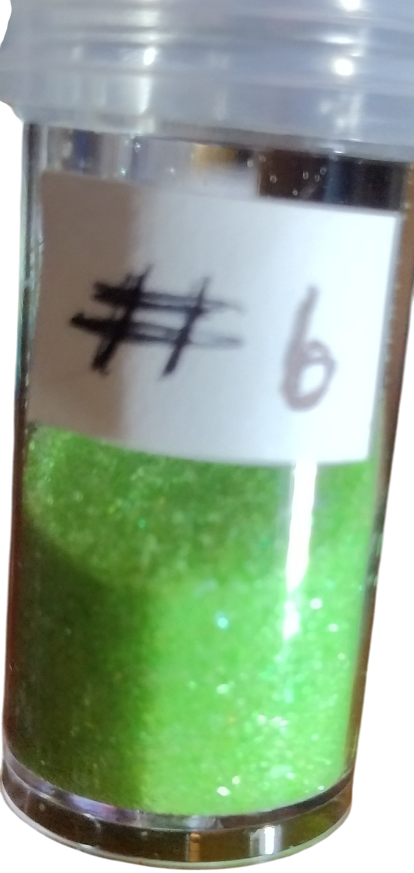 Light green glitter