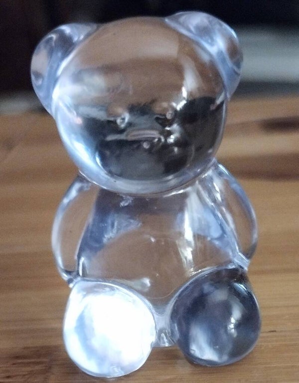 Customizable Small Bear Resin Figure – Handmade & Adorable