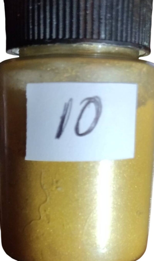 Yellow mica powder