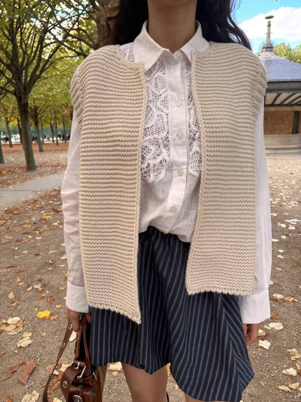 Éloïse Off-white vest