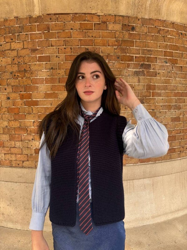 Éloïse Navy vest