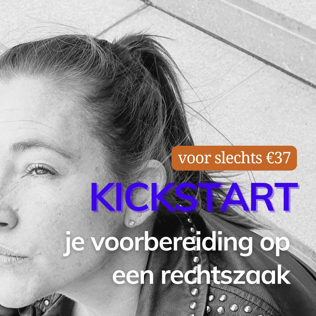 €37: Kickstart je voorbereiding op een rechtszaak. www.AdvocaatkostenBesparen.nl