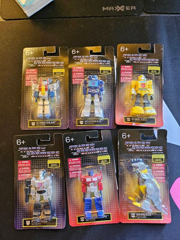 Lot de 6 Transformers