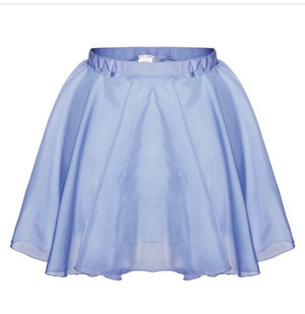 Juniors Blue Ballet Skirt