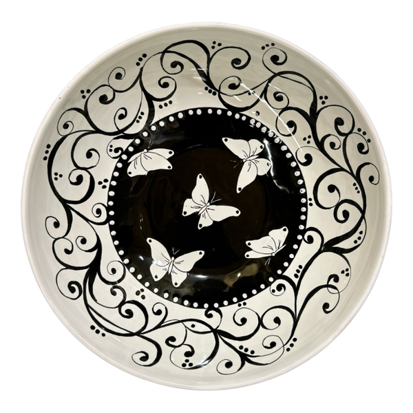 Ciotola Diametro 30 cm – Collezione L&L 1 – Black and White