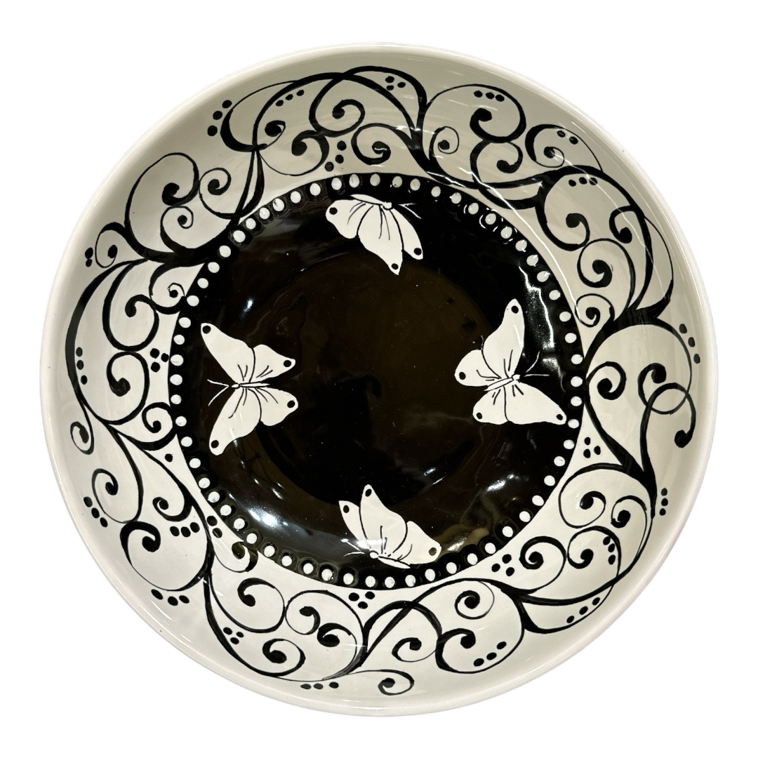 Ciotola Diametro 25 cm – Collezione L&L 1 – Black and White