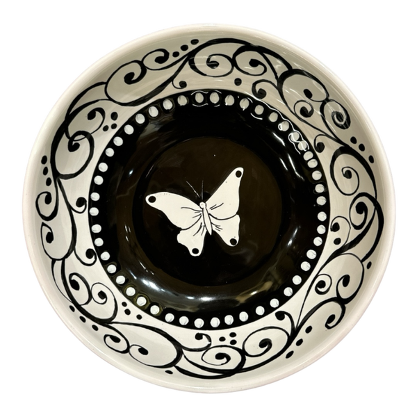 Ciotola Diametro 20 cm – Collezione L&L 1 – Black and White