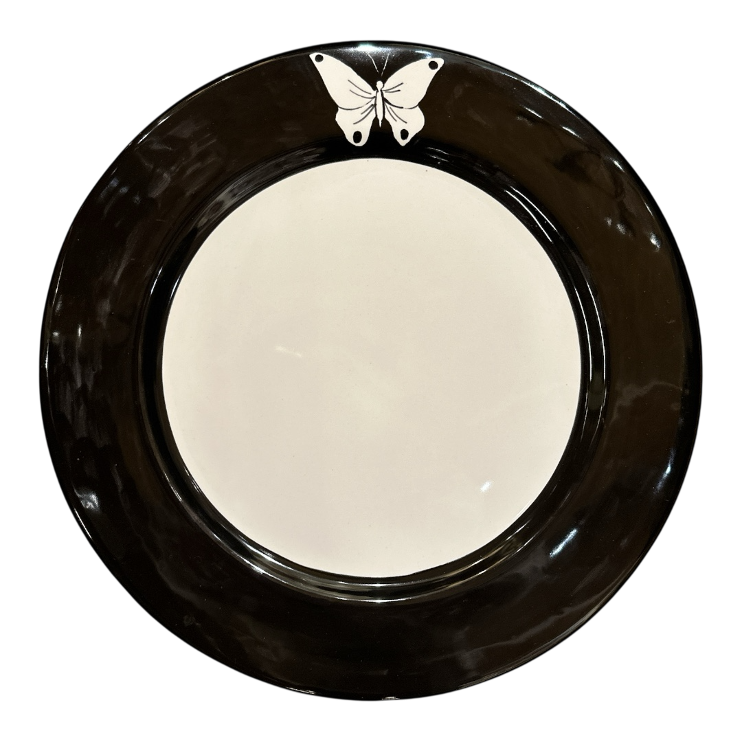 Sottopiatto Diametro 31 cm – Collezione L&L 4 – Black and White