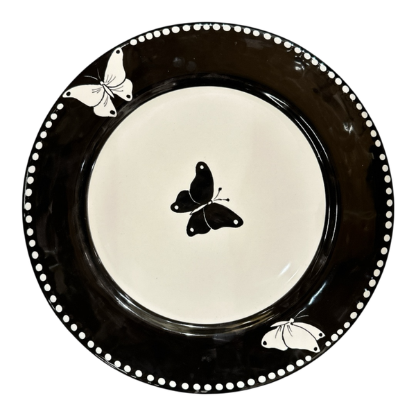 Sottopiatto Diametro 31 cm – Collezione L&L 2 – Black and White