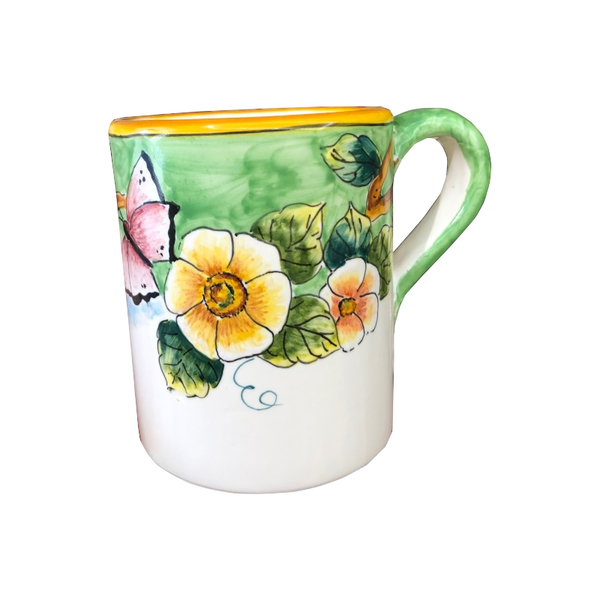 Tazza Mug H.10 cm Fondo Verde – Elena