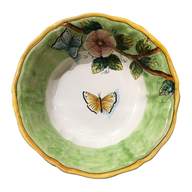 Ciotola Diametro 19 cm Fondo Verde – Elena