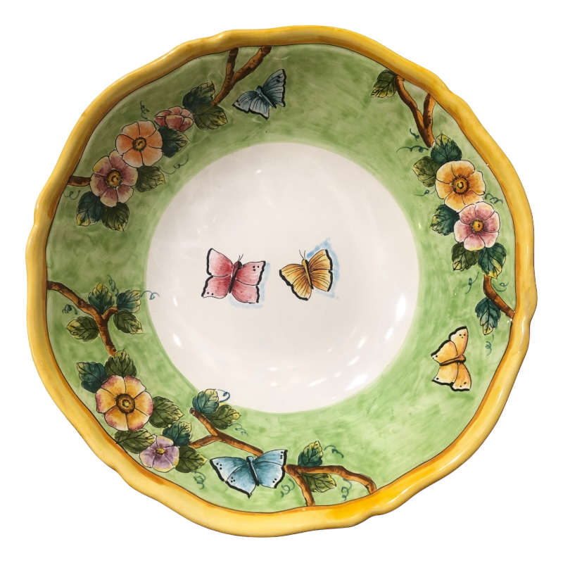 Ciotola Diametro 30 cm Fondo Verde – Elena