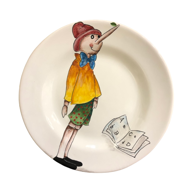 Piatto Dessert Diametro 22 cm – Pinocchio