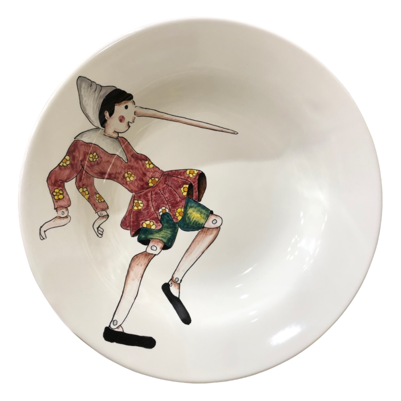 Piatto Ciotola Diametro 25 cm – Pinocchio