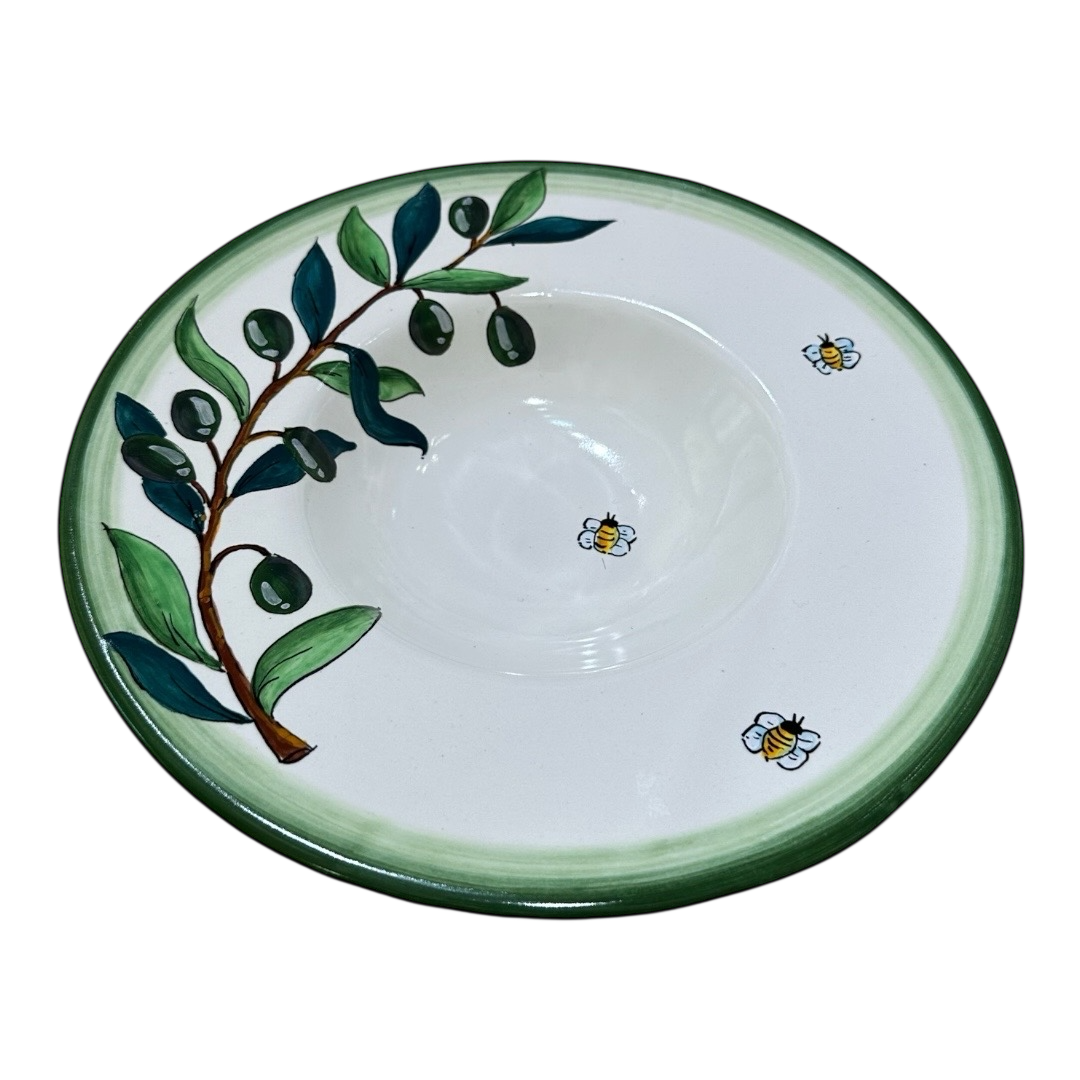 Piatto a Cappello di Prete D.25cm – Olivo