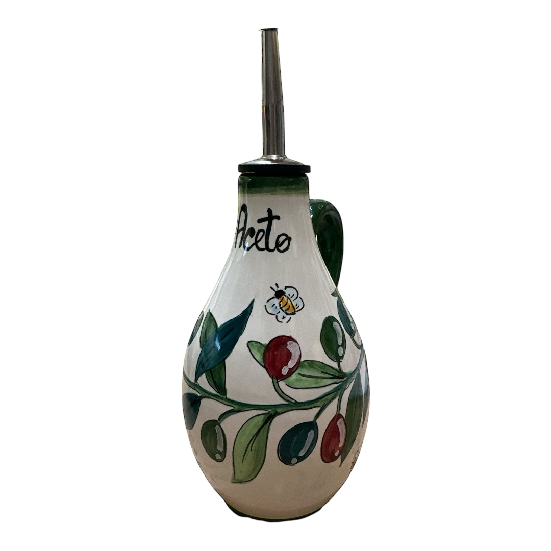 Bottiglia per Aceto H.16 cm – Olivo
