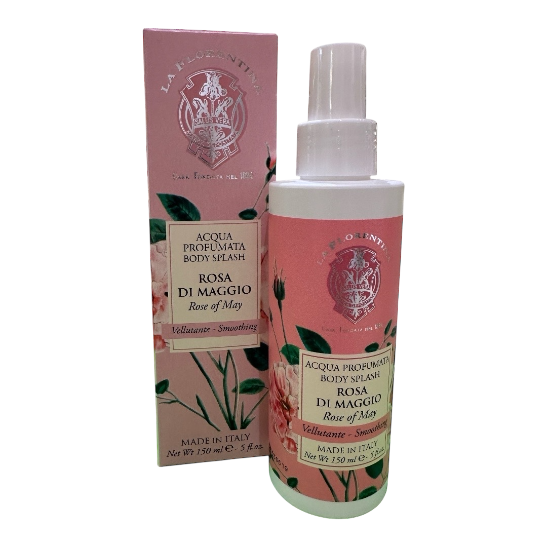Acqua Profumata Corpo 150ml – Rosa di Maggio – La Florentina