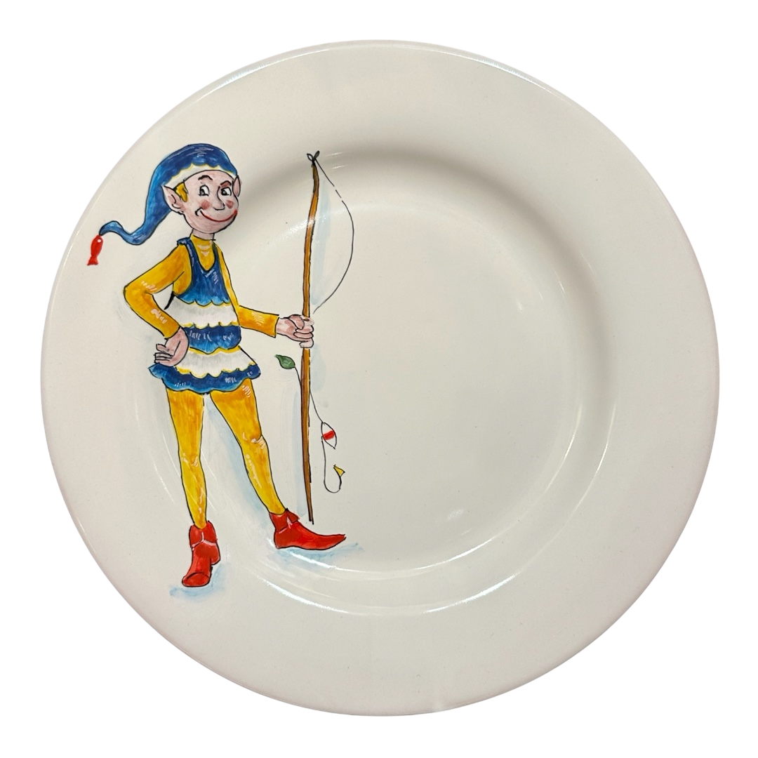 Piatto Piano Diametro 28 cm “Mosciolino” – Commedia Dell’Arte