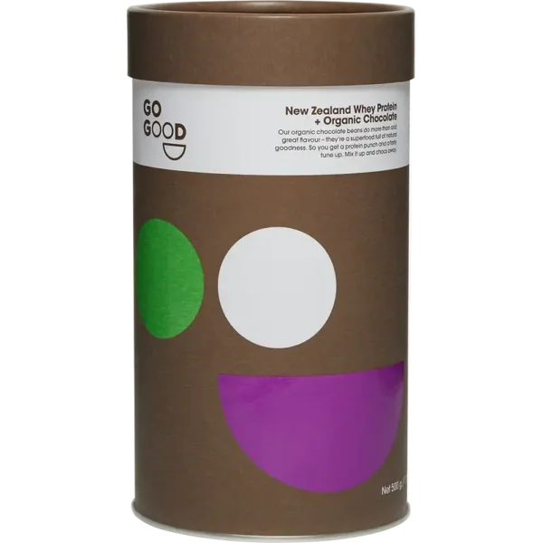 Whey Protein + Organic Chocolate 500g