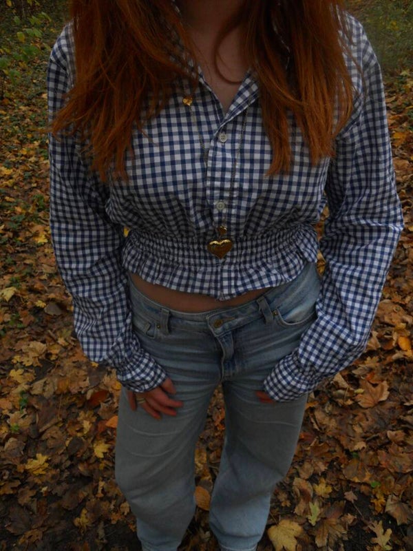 CROPPED BLOUSE RUITJES