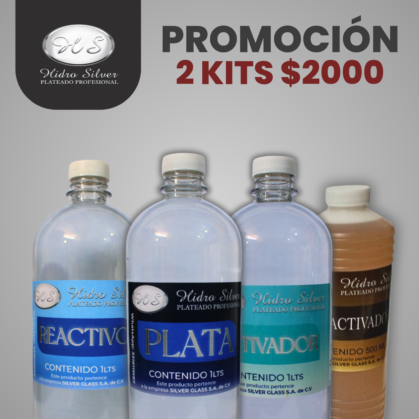 Promoción Especial – 2 Kits Hidro Silver