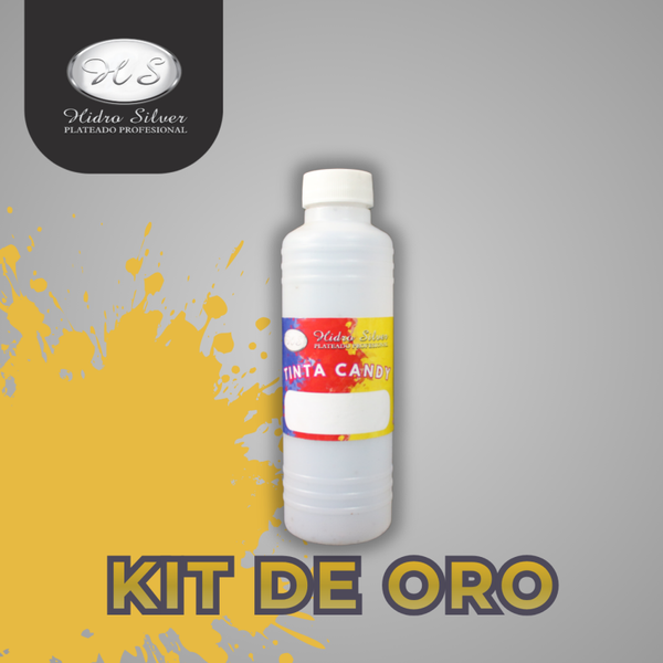 1 Kit Tinta Candy Oro 30ml