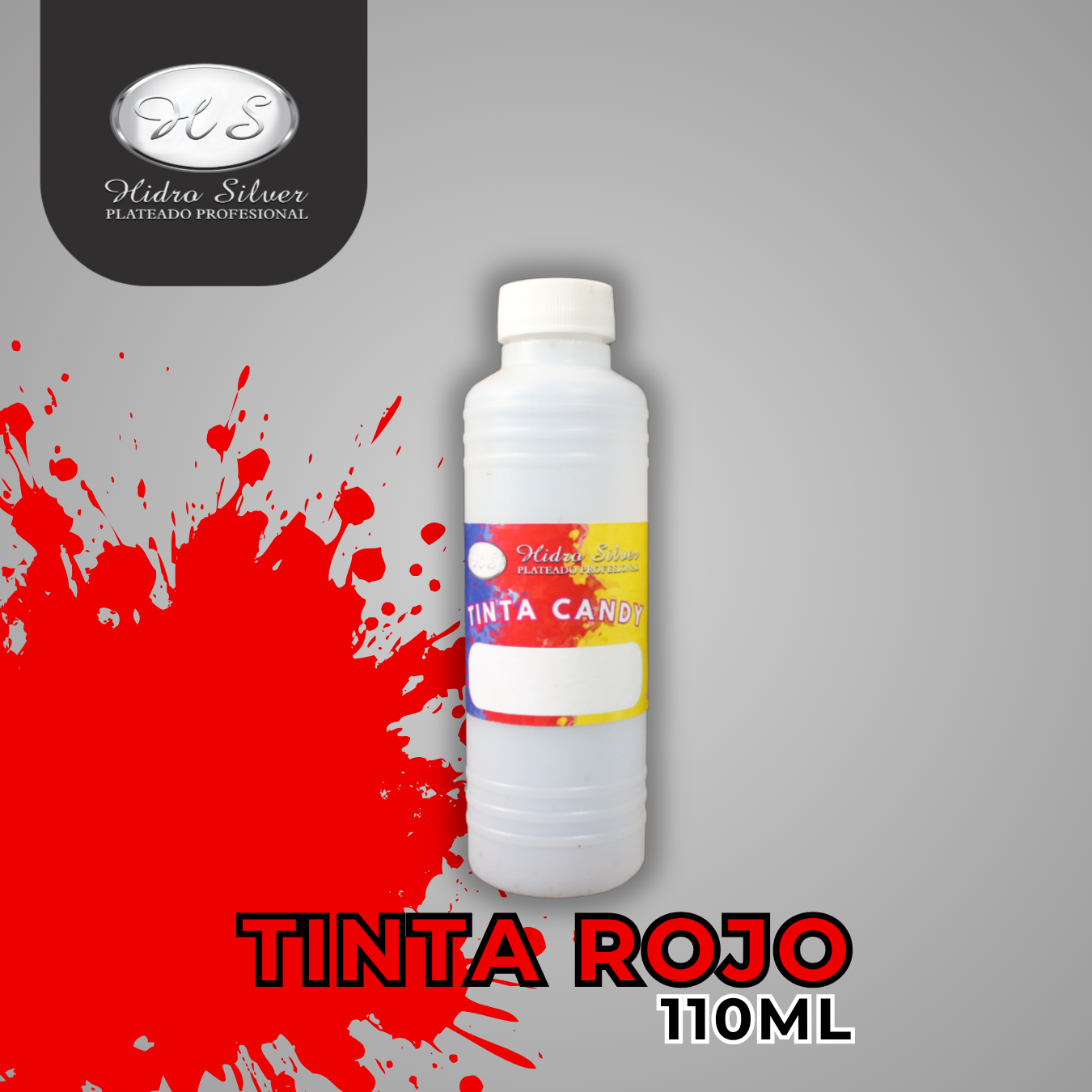 1 Tinta Candy Rojo 110ml