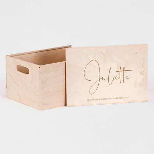 Herinneringendoos met schuifdeksel groot (gevuld)