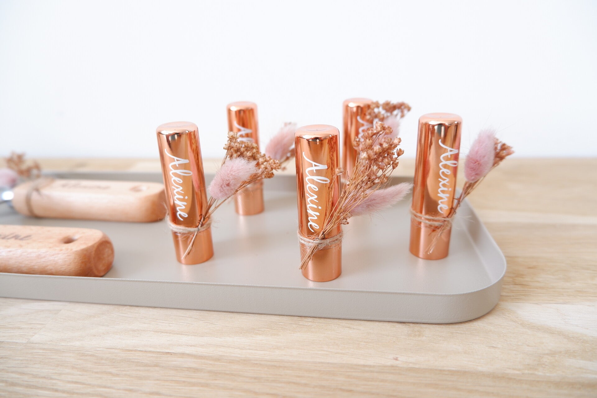 Lippenbalsem, bedankjes, communie, lentefeest