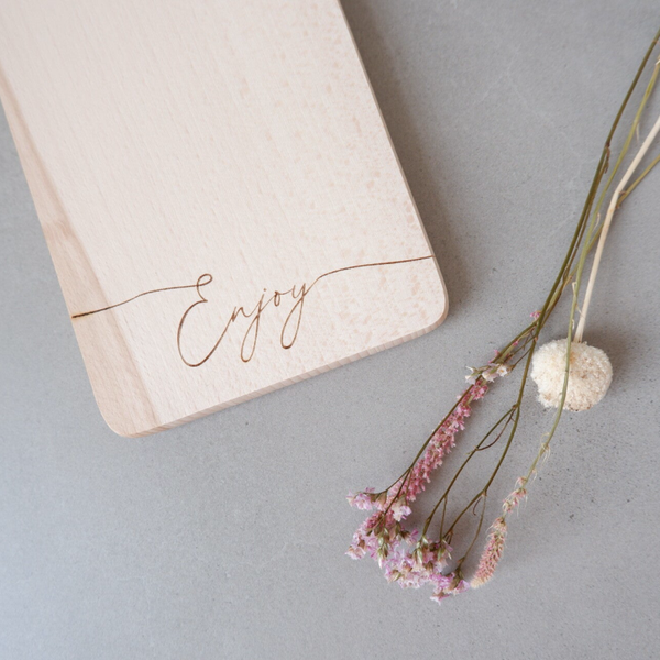 Houten serveerplankje