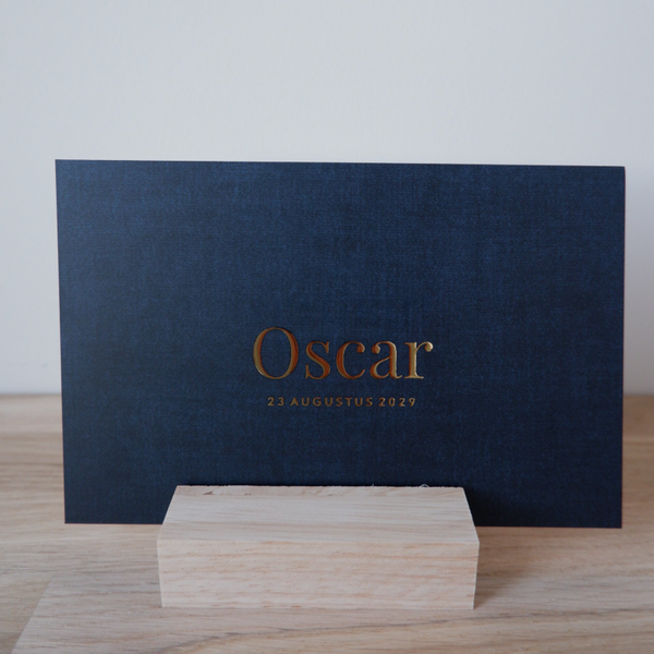 Geboortekaartje Oscar