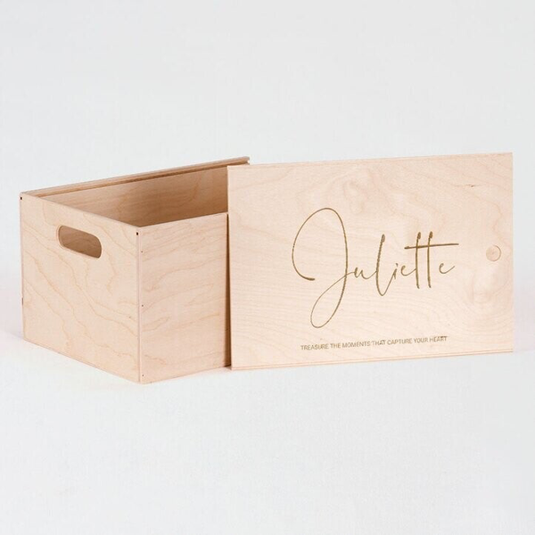 Herinneringendoos met schuifdeksel klein (ongevuld)