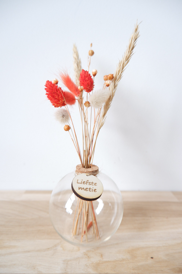 Klein bol vaasje meter