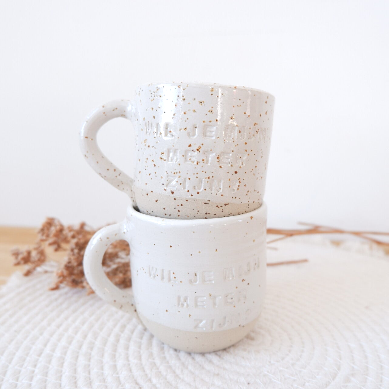 Mok keramiek 'Wil jij mijn meter zijn?'