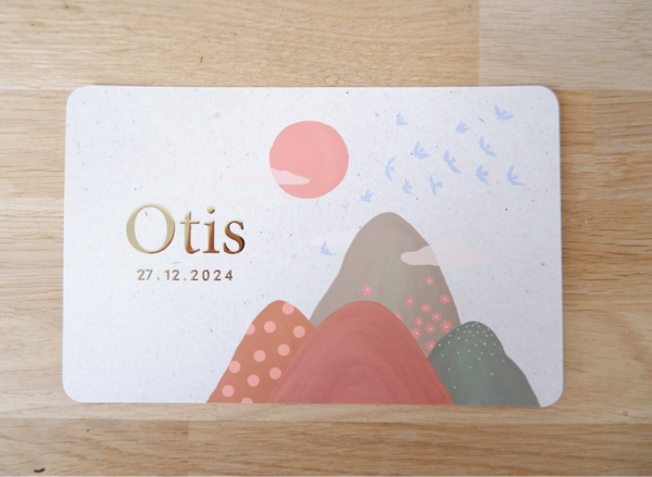 Geboortekaartje Otis