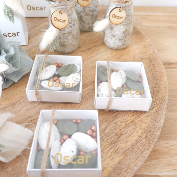 Schuifdoosje vierkant met wikkel (per 5 stuks)