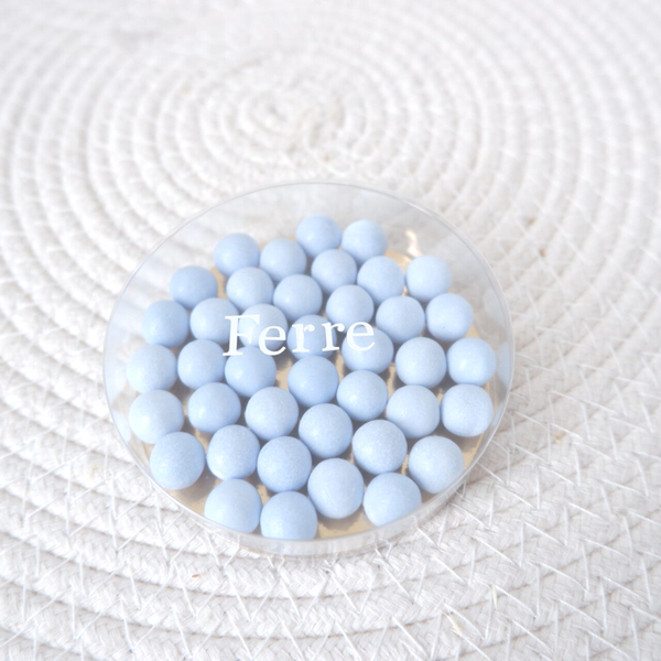 Rond doosje met knickx blauw