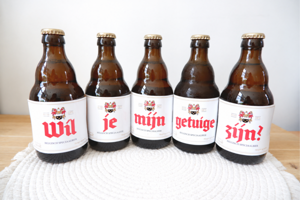 Stickerset Duvel 'Wil je mijn getuige zijn?'
