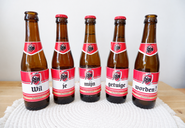 Stickerset jupiler 'Wil je mijn getuige worden?'