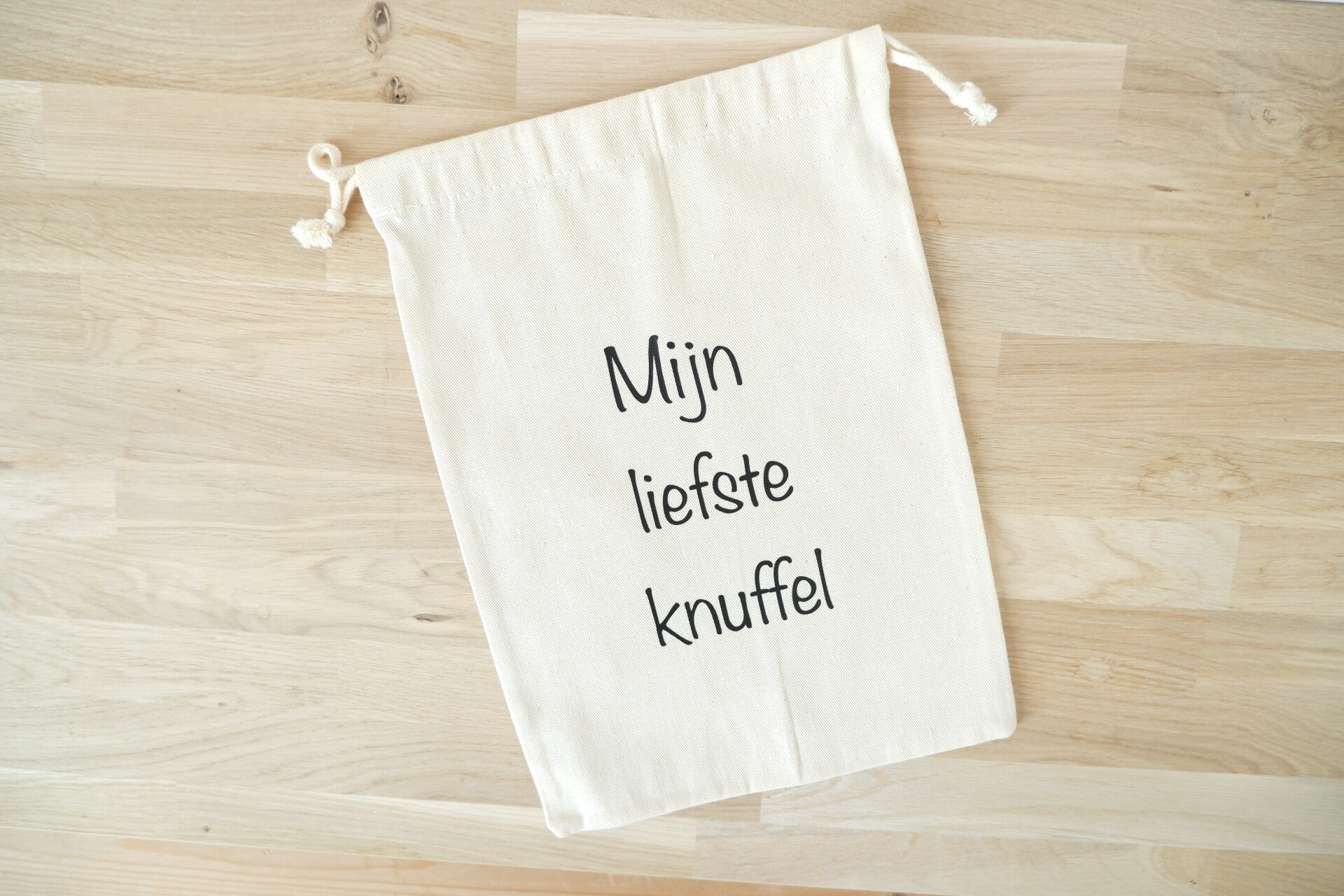 Katoenen zakje - mijn liefste knuffel