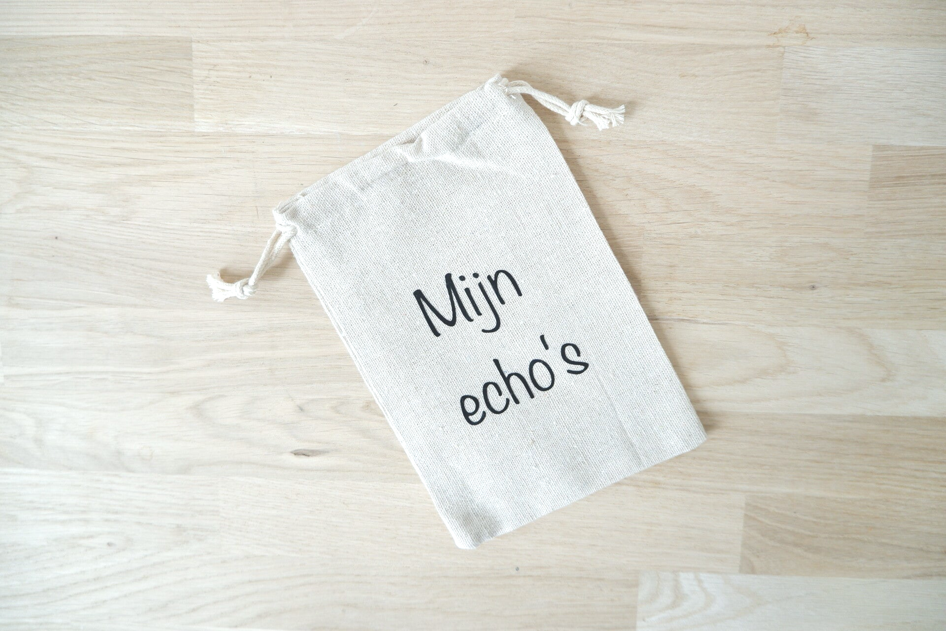 Katoenen zakje - mijn echo's