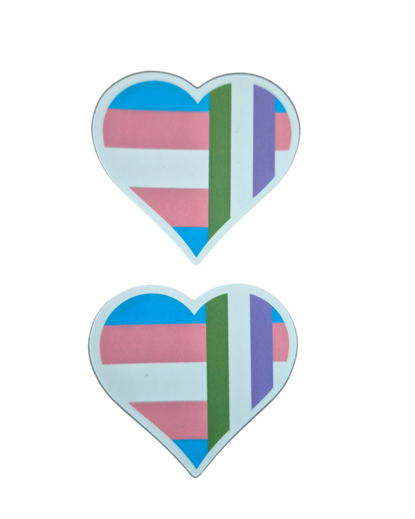 Sticker Transgender-Genderqueer