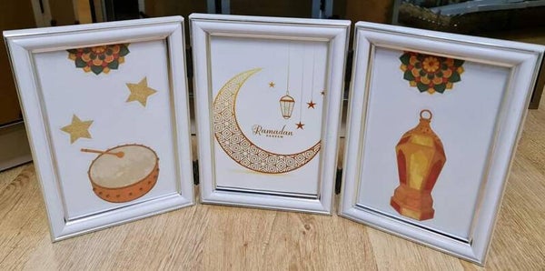 3 Fache Eid/Ramadan-Bilderrahmen