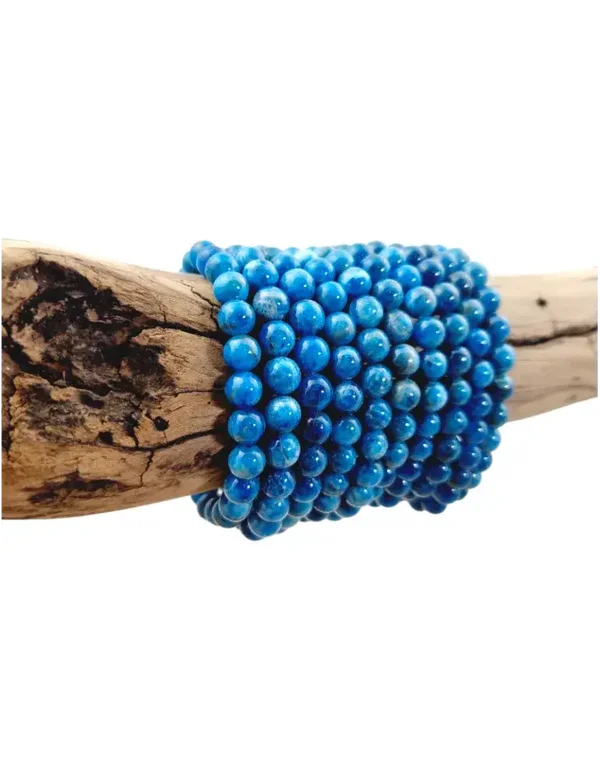 bracelet en apatite bleue